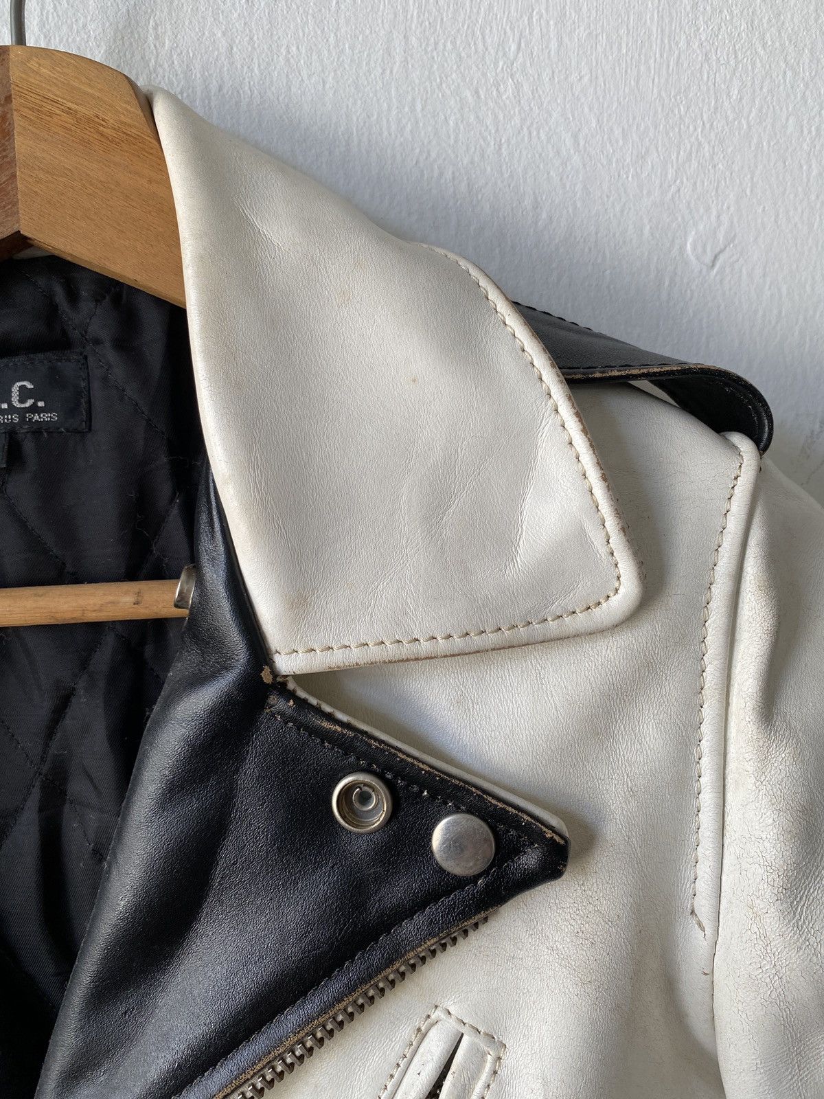 A.P.C. Japanese Brand A.P.C Seditionaries Leather Jacket Size US M / EU 48-50 / 2 - 9 Thumbnail