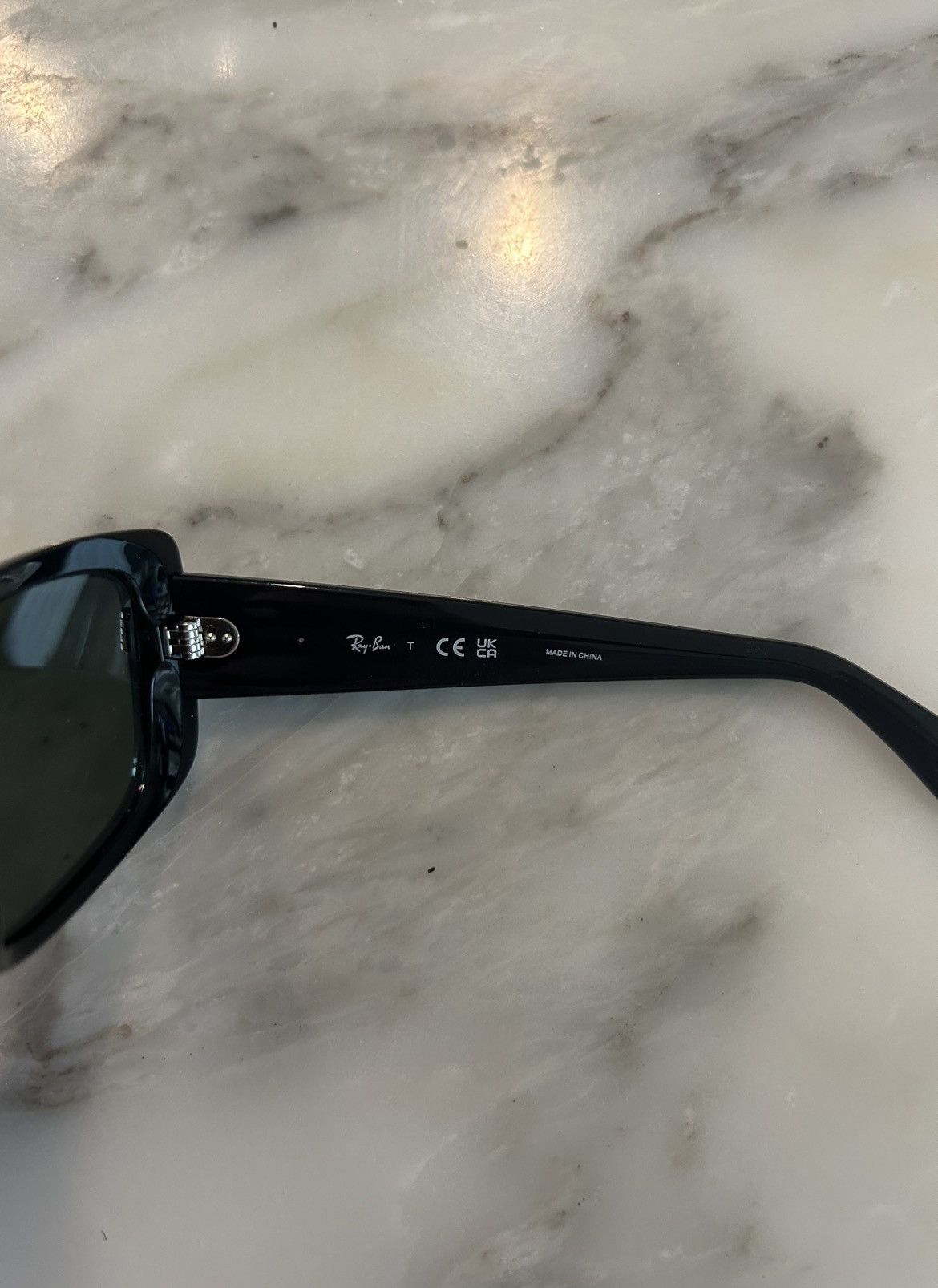 RayBan Ray-Ban Rectangular Black Sunglasses Size ONE SIZE - 2 Thumbnail