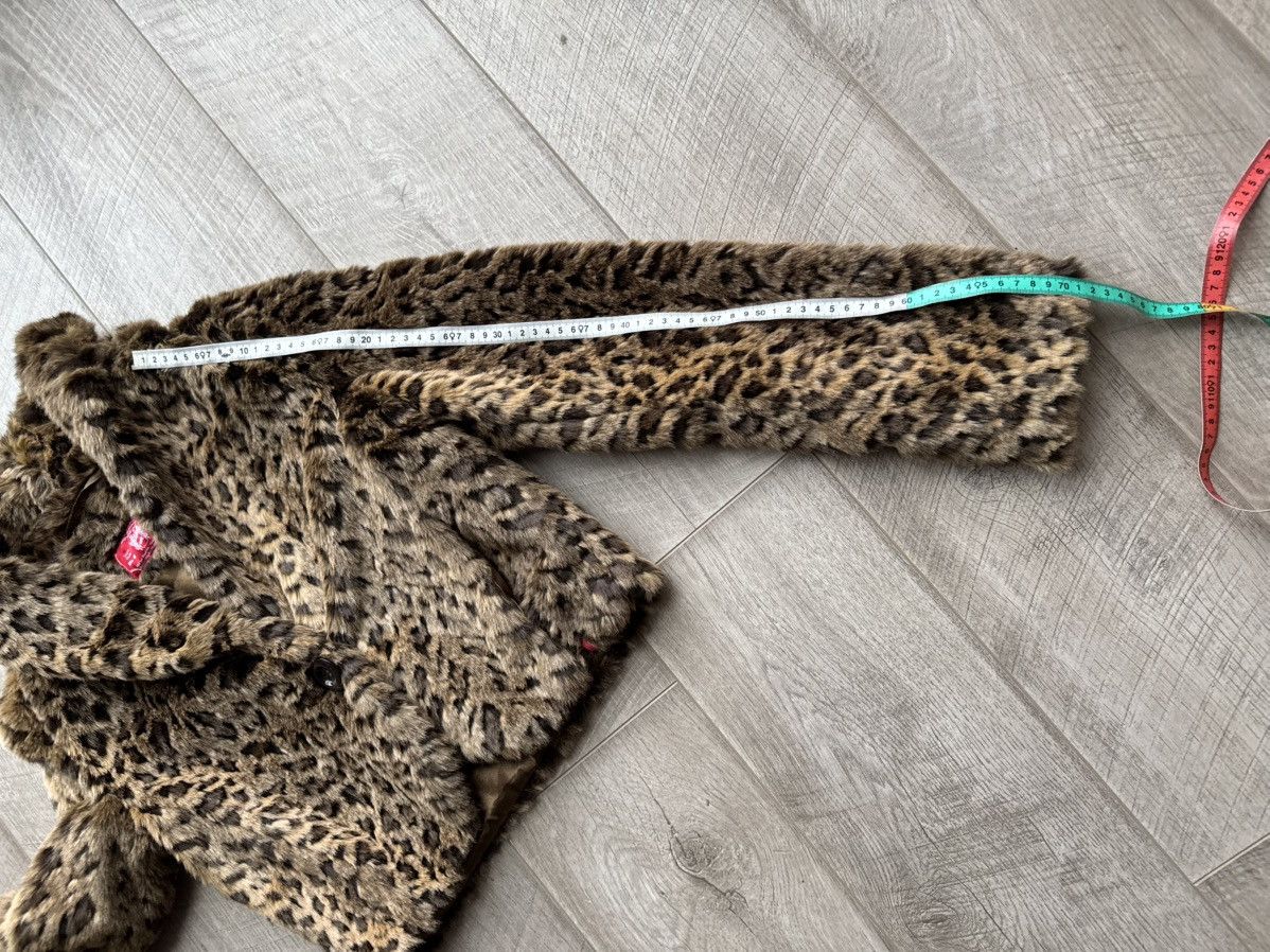 If Six Was Nine VINTAGE EDC LEOPARD FRANCE Y2K HYSTERYC MOHAIR FUR COAT Size S / US 4 / IT 40 - 9 Thumbnail