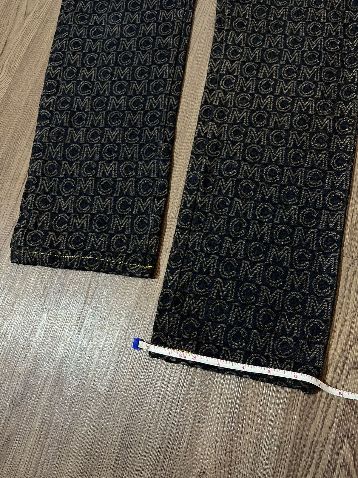 MCM MCM Legere Vintage Monogram Denim Size US 26 / EU 42 - 20 Thumbnail