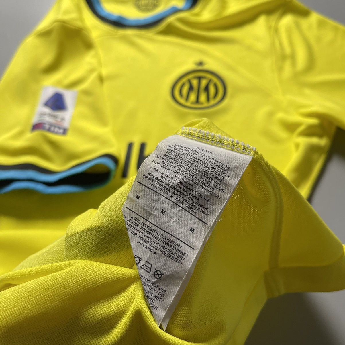 Nike × Vintage INTER NIKE 2022/2023 FOOTBALL THIRD JERSEY #10 MARTINEZ Size US M / EU 48-50 / 2 - 12 Thumbnail