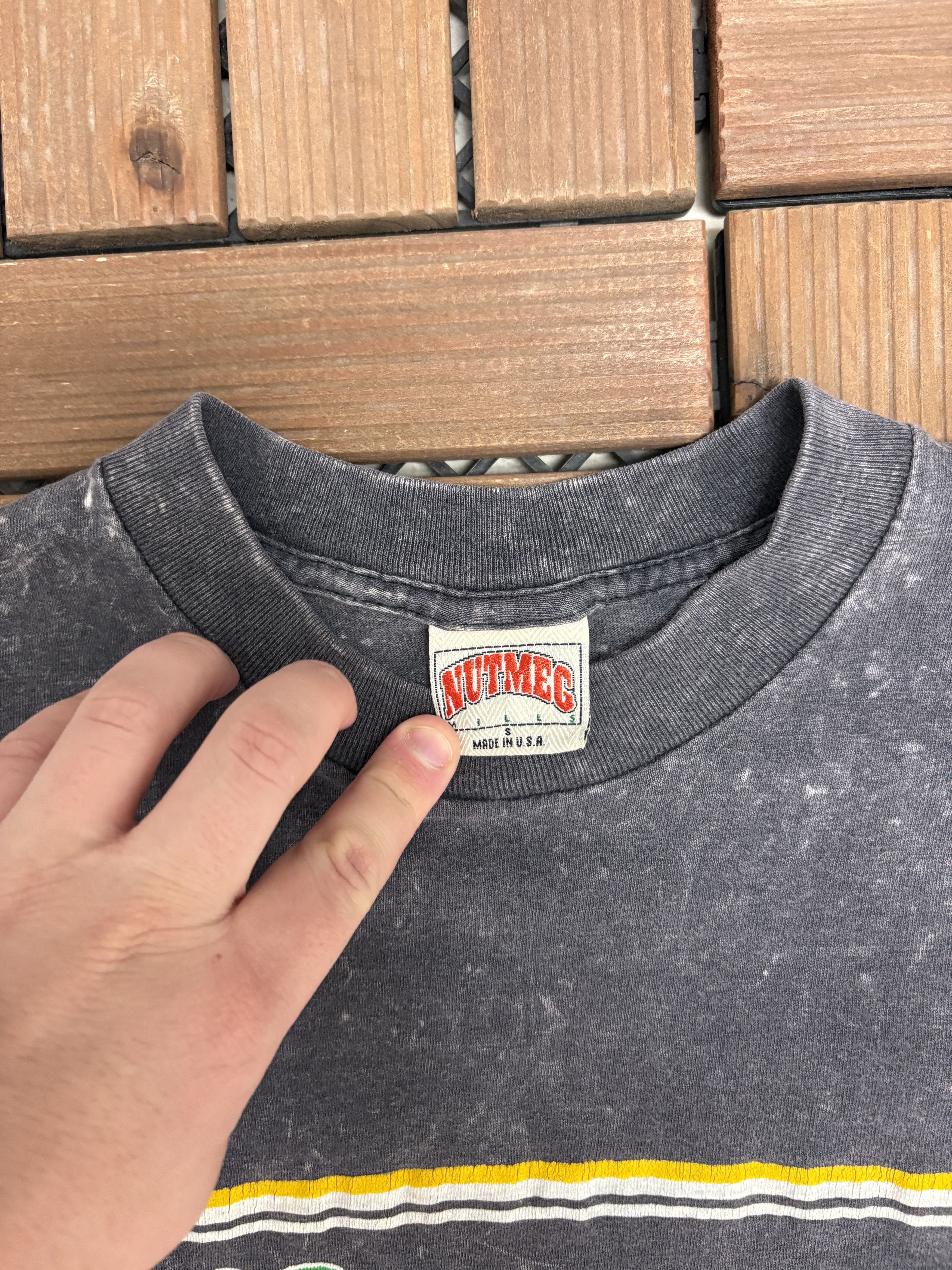 Nutmeg Boston Celtics Vintage Grey T-Shirt Tee Size US S / EU 44-46 / 1 - 6 Thumbnail