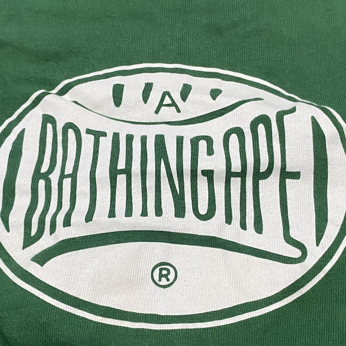 Bape Bape Green Baseball Tshirt Size US M / EU 48-50 / 2 - 4 Thumbnail