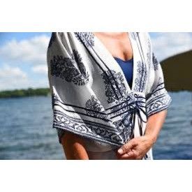 Anthropologie NWT Anthropologie Relaxed Kimono Cover Up Lounge Top | Coast Size M / US 6-8 / IT 42-44 - 5 Thumbnail