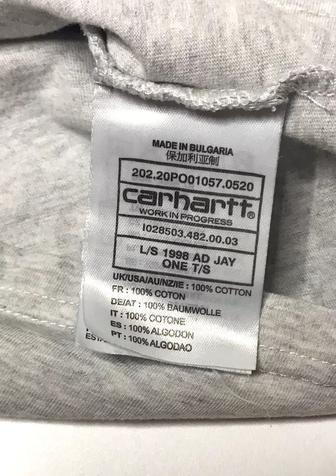 Carhartt Carhartt WIP Limited Edition L/S 1998 Ad Jay One Long Sleeve Size US M / EU 48-50 / 2 - 9 Thumbnail