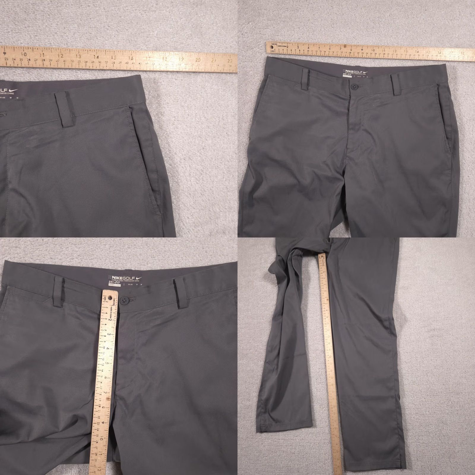 Nike Nike Golf Pants Mens 32 Gray Dri-FIT Twill Stretch Moisture Wicking Performance Pants Size US 32 / EU 48 - 8 Thumbnail