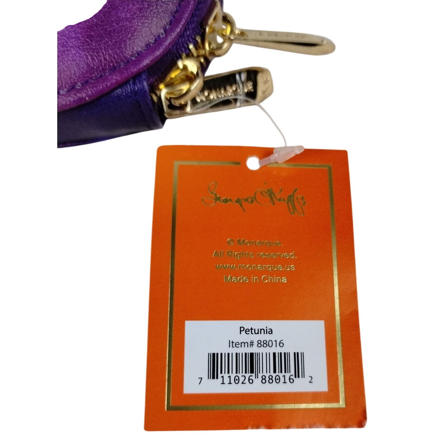 Other Monarque Georgia OKeefe Petunia Flowers Crossbody Clutch Sli Size ONE SIZE - 6 Thumbnail