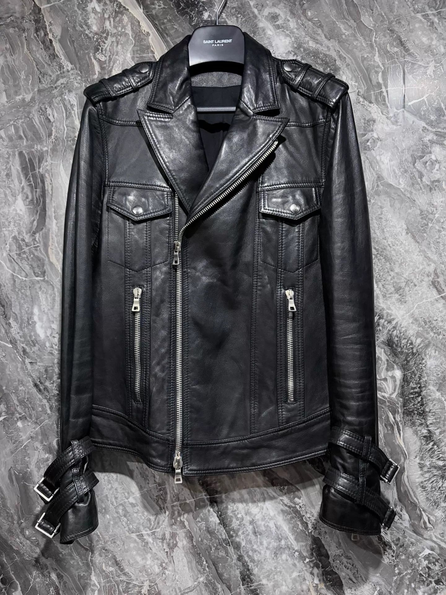 Balmain Balmain 14ss 4-Pocket Lambskin Jacket 48 Size US M / EU 48-50 / 2 - 1 Thumbnail