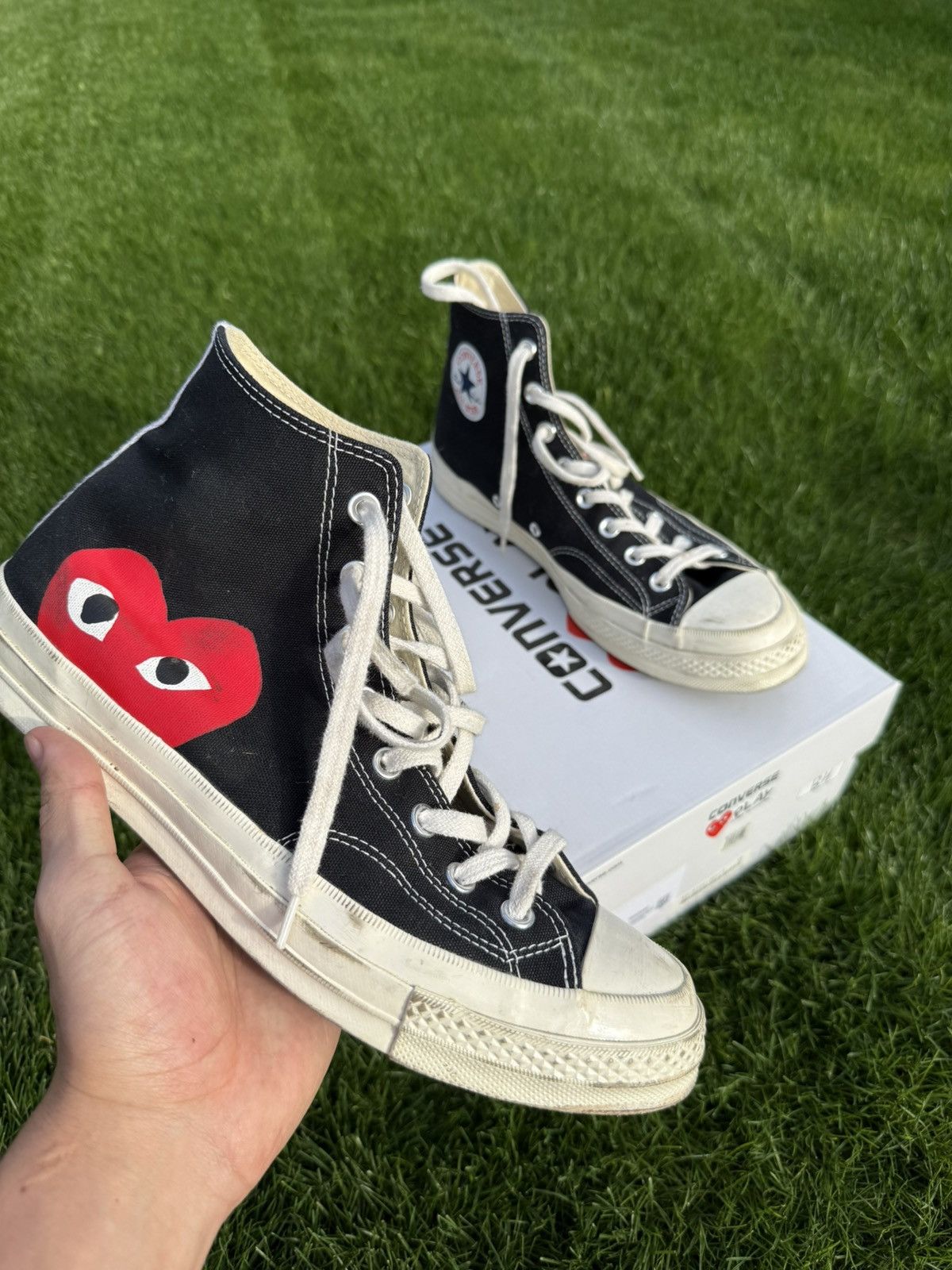Comme des Garcons × Converse CDG heart Converse Size US 10 / EU 43 - 1 Thumbnail
