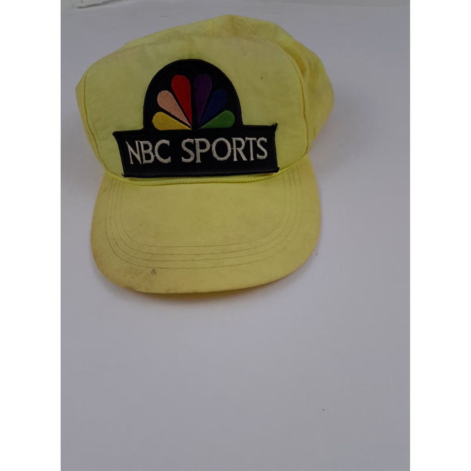 Vintage VINTAGE HaT Snapback Hat Adjustable size Sports Yellow Mens Lightweight Size ONE SIZE - 2 Thumbnail