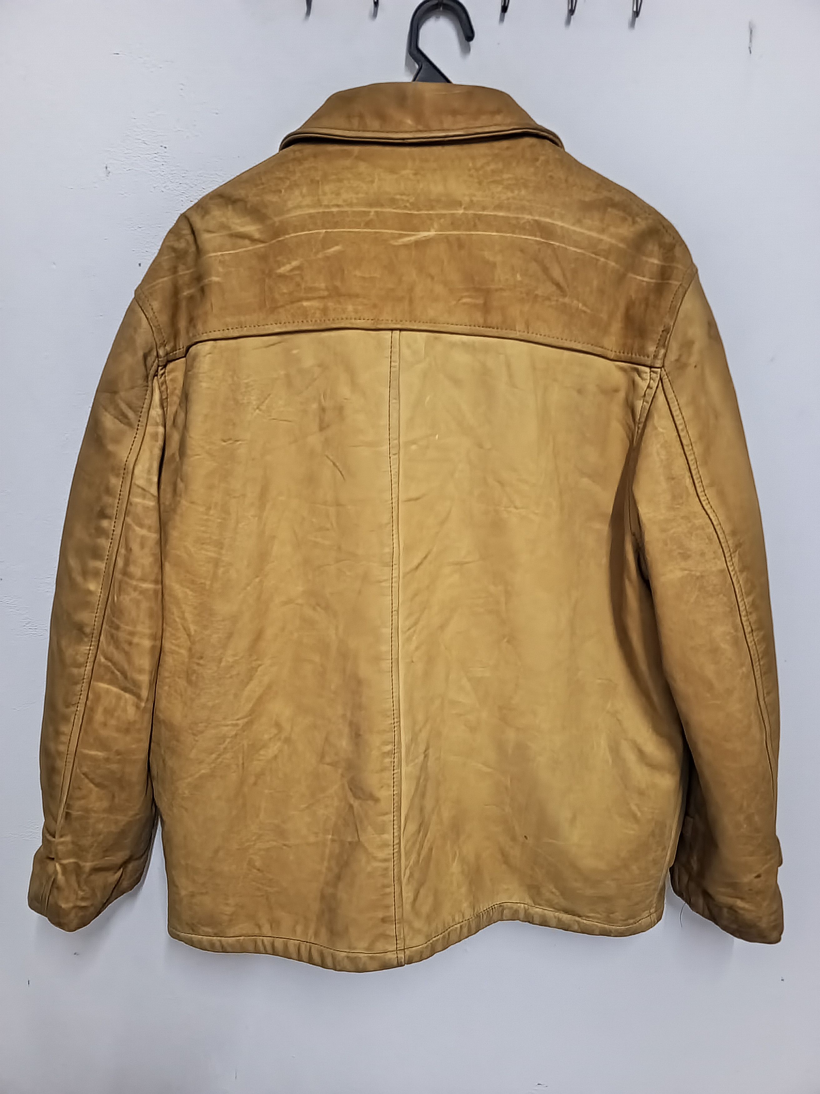 Vintage 80s vintage Schott N.Y.C leather wool jacket Size US XL / EU 56 / 4 - 3 Thumbnail