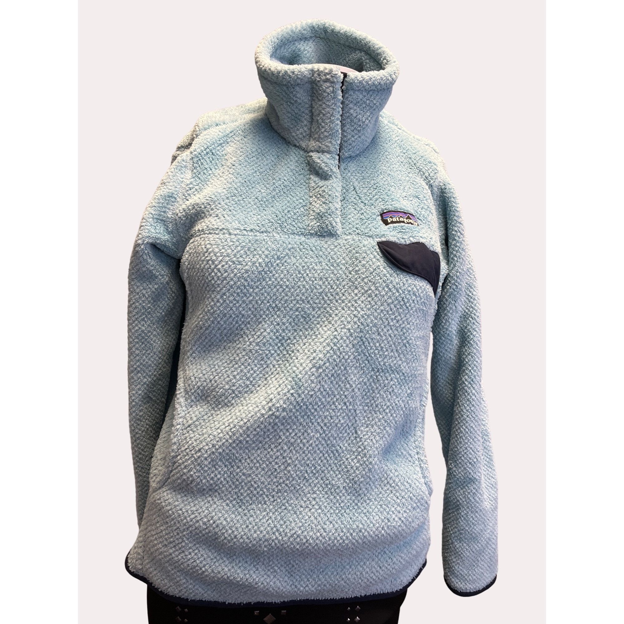 Patagonia Patagonia Women's Blue Fleece Jacket/Pullover Size S SKU 593 Size S / US 4 / IT 40 - 1 Thumbnail