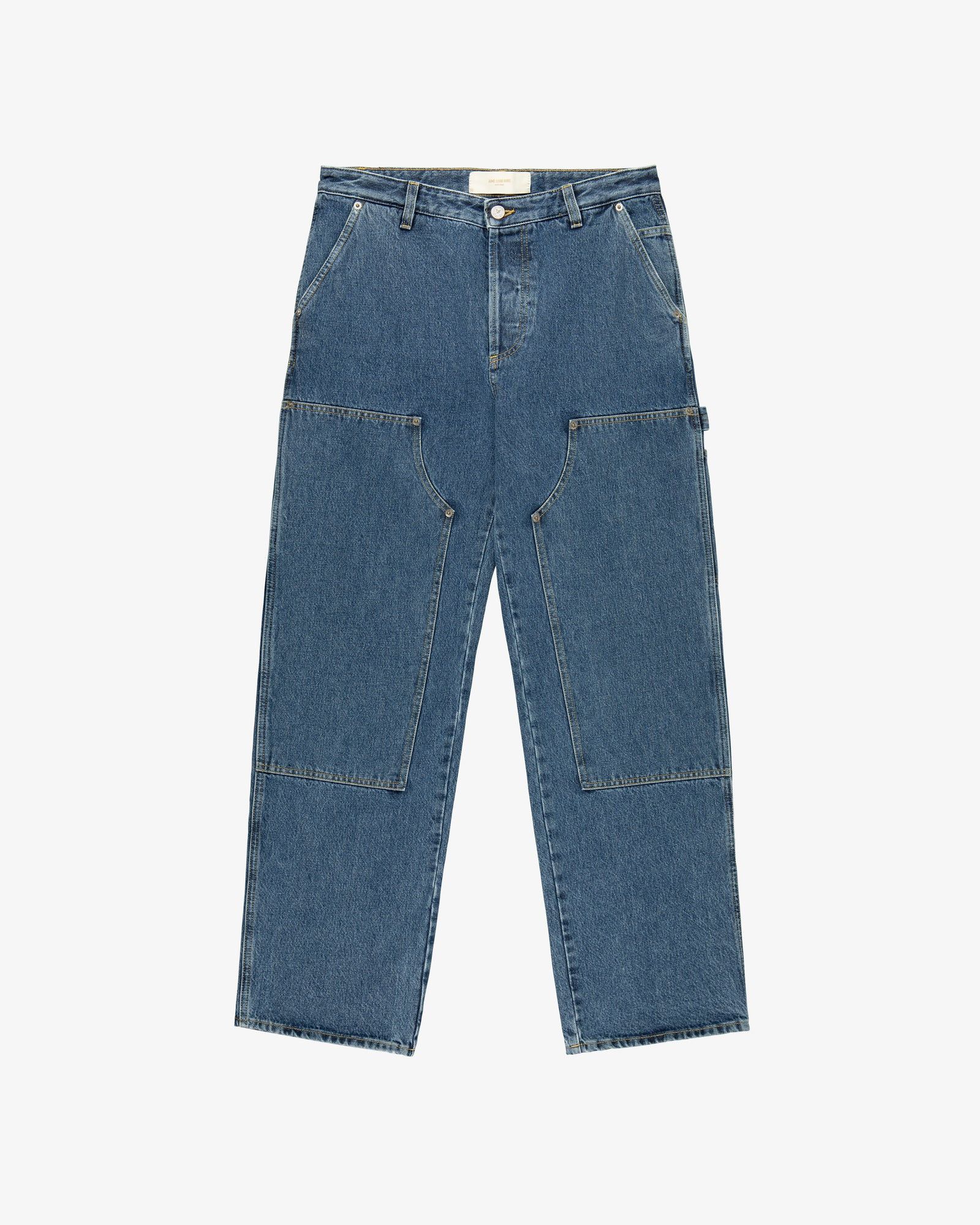 Aime Leon Dore o1mle0725 Denim Carpenter Pant in Mid Wash Size US 36 / EU 52 - 1 Thumbnail