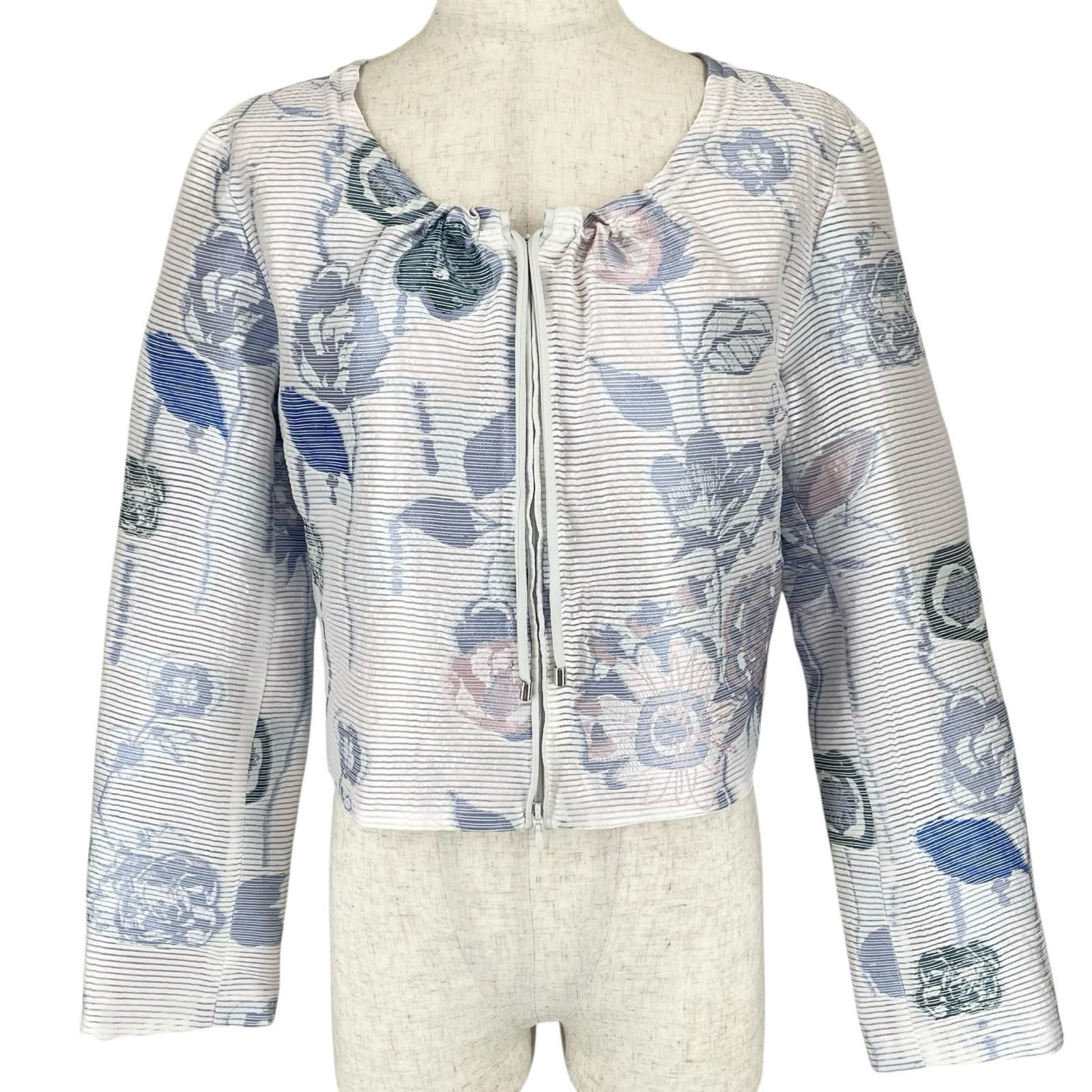 Armani Armani Emporio Armani Floral Jacket Textile Outerwear DUTY FREE for USA Size ONE SIZE - 1 Thumbnail