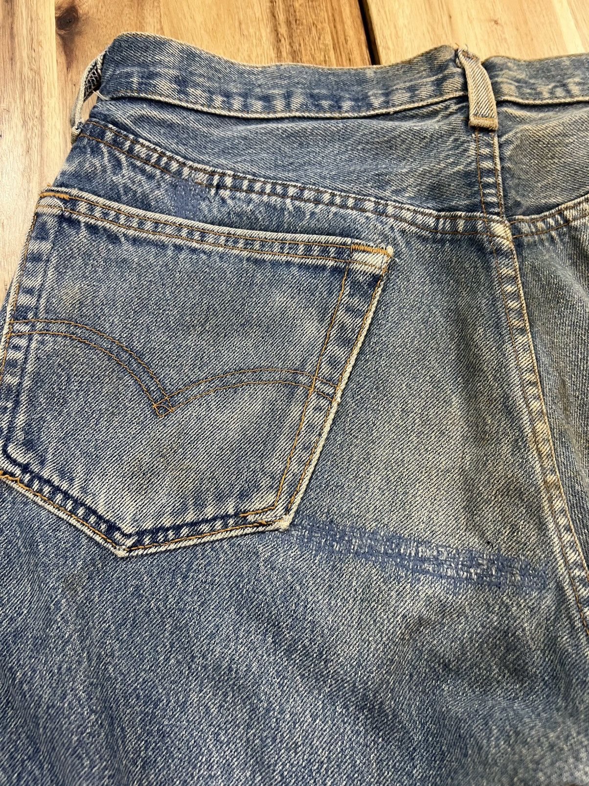 Levi's Vintage 80’s Levis 501 0115 Non Selvedge Button 524 Denim Size US 30 / EU 46 - 14 Thumbnail