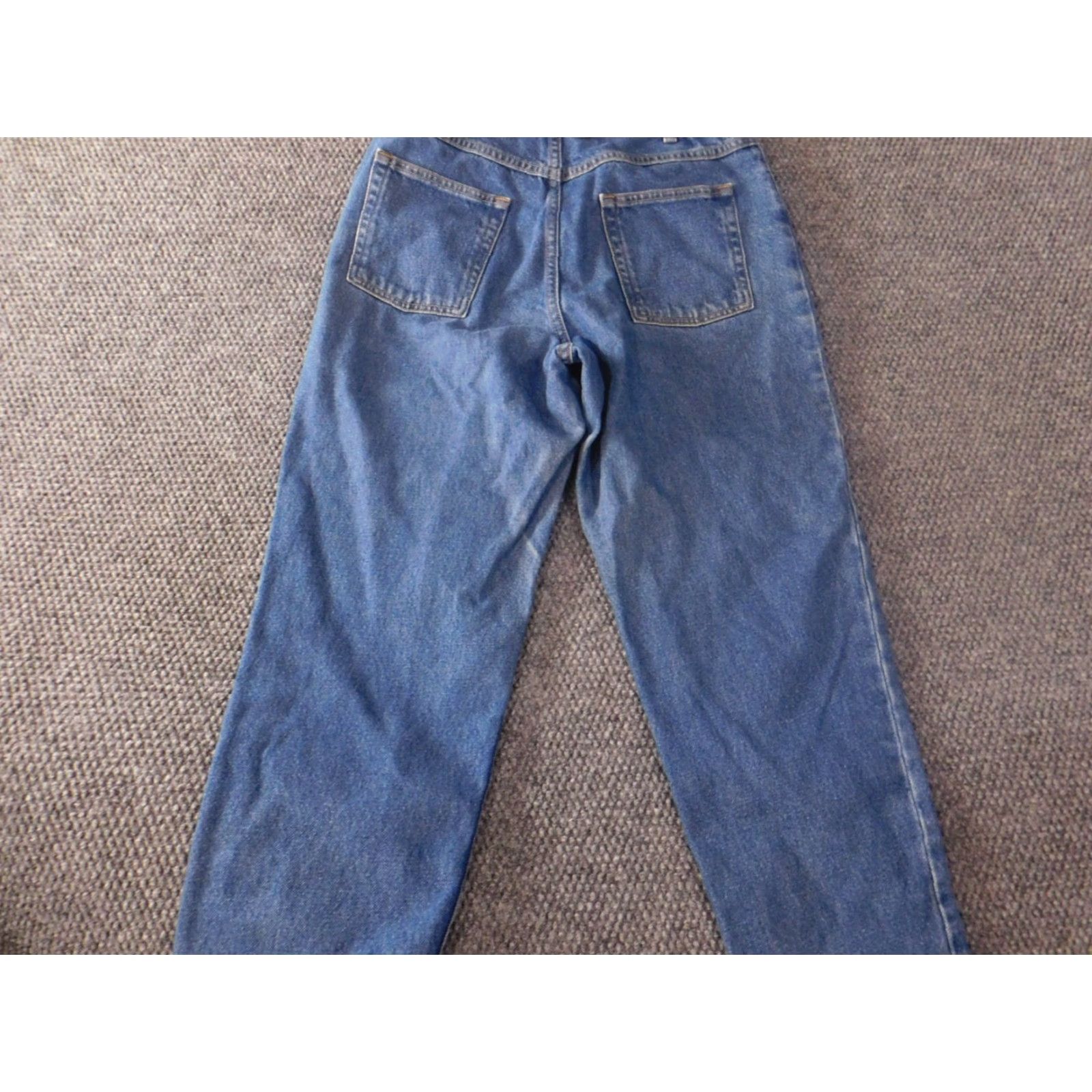 Vintage L.L. Bean Jeans Womens 8 Blue Straight Comfort Waist Stretch Denim Regular Inseam 24 Size 26" / US 2 / IT 38 - 7 Thumbnail