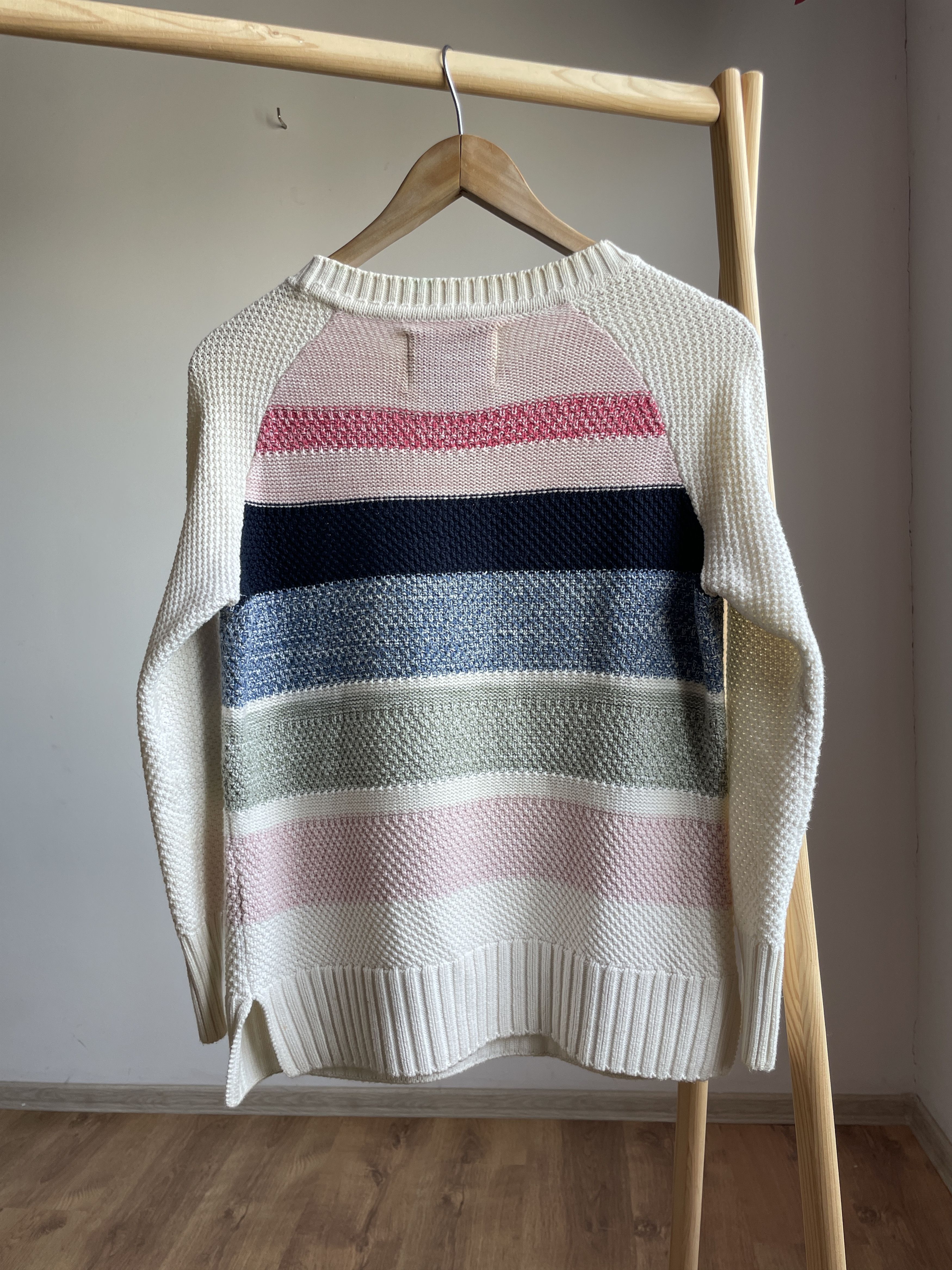 Barbour Barbour National Trust Womens Foxglove Knit Striped Sweater Size S / US 4 / IT 40 - 2 Thumbnail