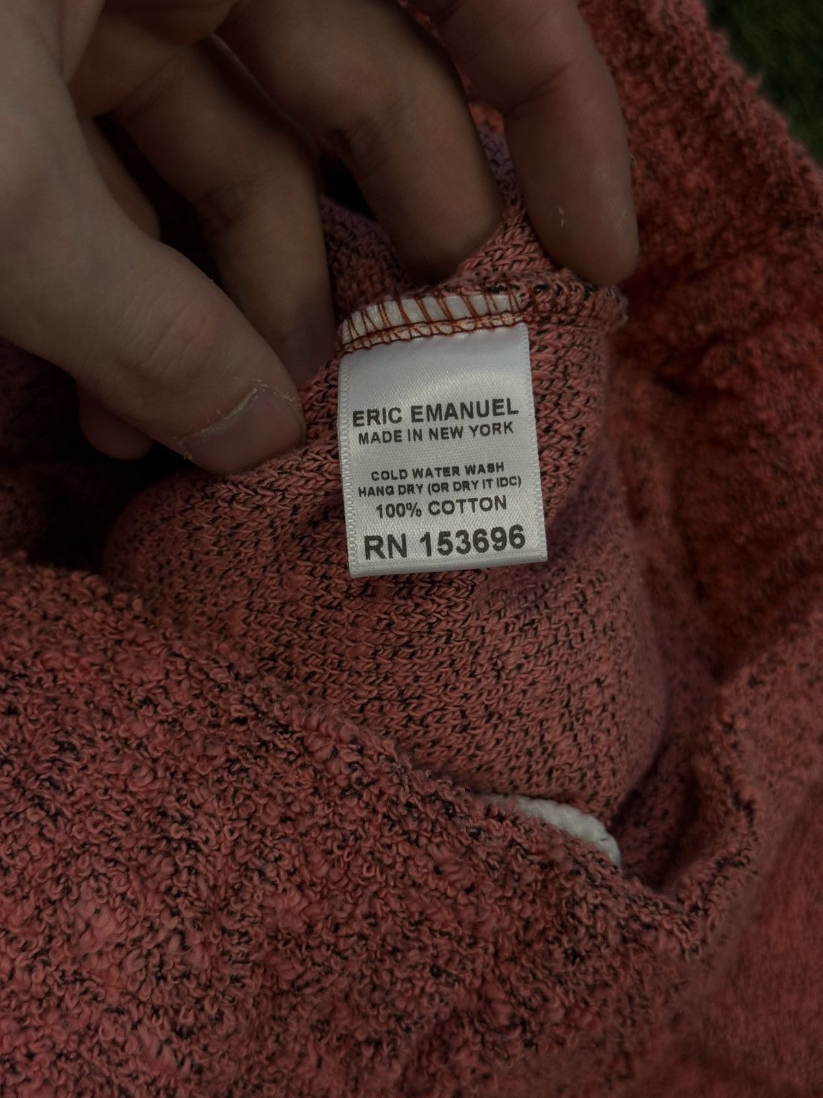 Eric Emanuel Eric Emanuel FW21 Pink/Red Boucle Sweatpants Size (M) Size US 31 - 6 Thumbnail