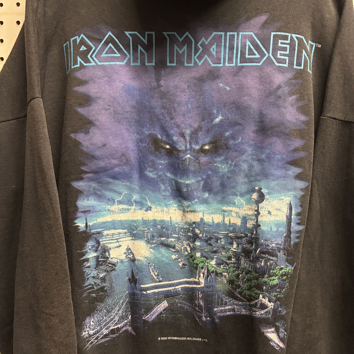 Iron Maiden Iron Maiden "Brave New World" Tour Hoodie 2000 Official Size US XL / EU 56 / 4 - 7 Thumbnail