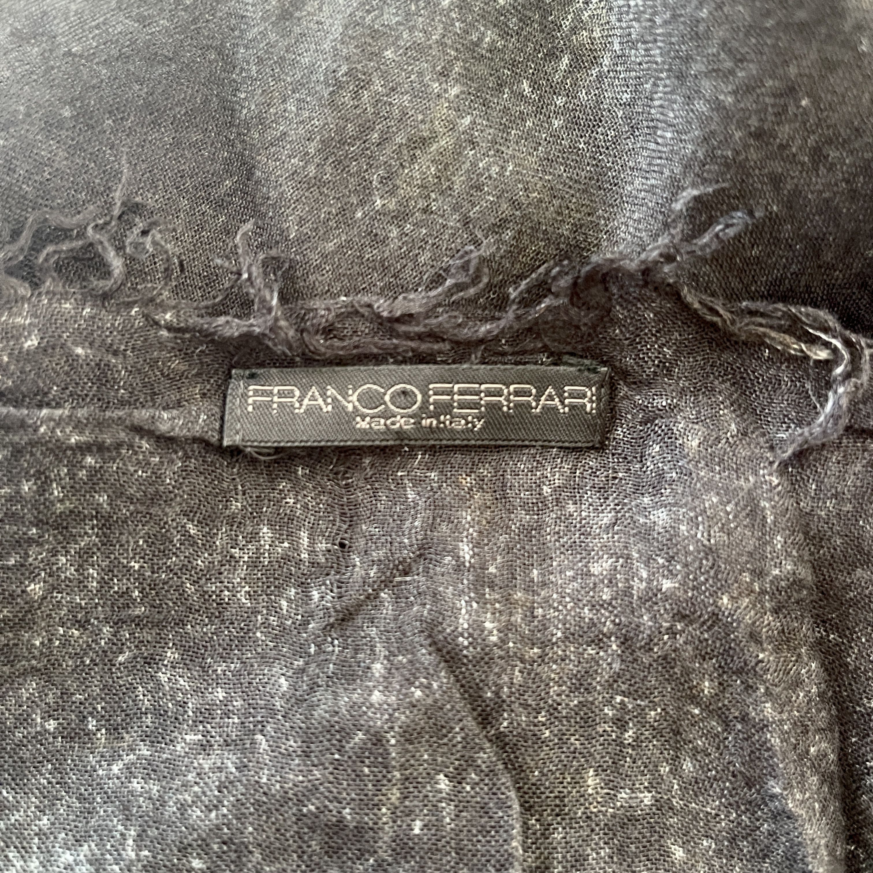 Franco Ferrari FRANCO FERRARI Limited edition by GIANNI RIZZOTTI Scarf Size ONE SIZE - 6 Thumbnail