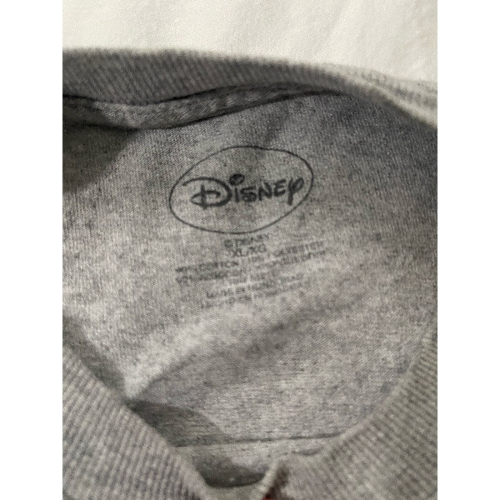 Disney Vintage Mickey Mouse 1928 T-Shirt Mens XL Double Sided Gray Size US XL / EU 56 / 4 - 5 Thumbnail