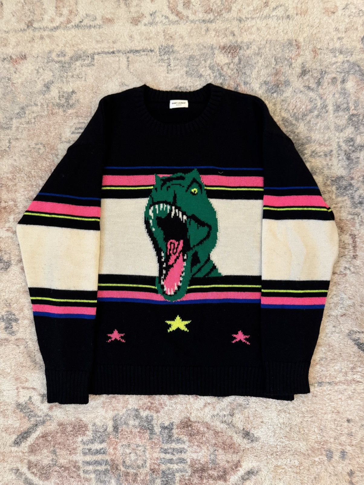 Saint Laurent Paris T rex sweater Size US M / EU 48-50 / 2 - 1 Thumbnail