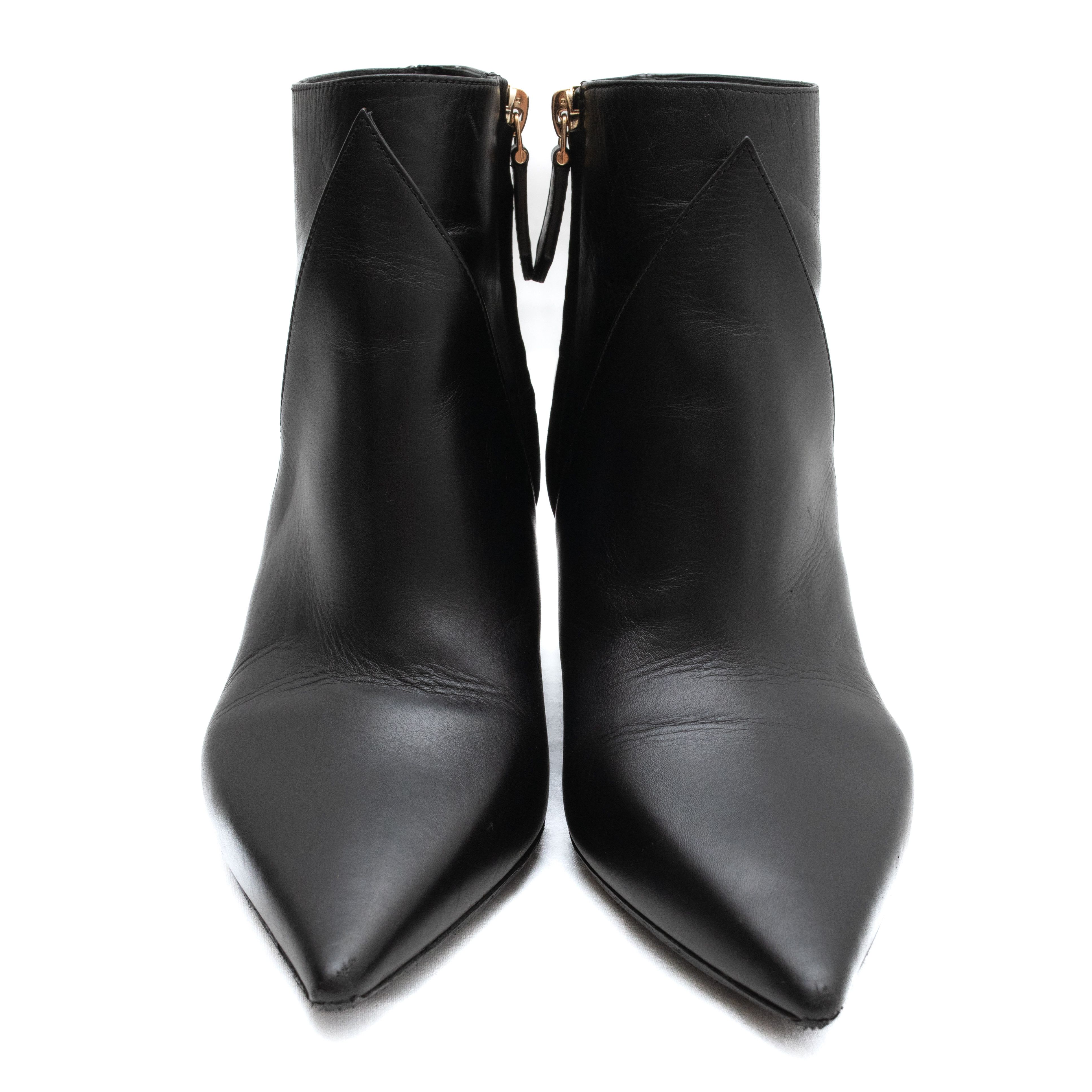 Burberry BURBERRY LONDON Ashlington Pointed Zip-Up Booties Size US 6.5 / IT 36.5 - 5 Thumbnail
