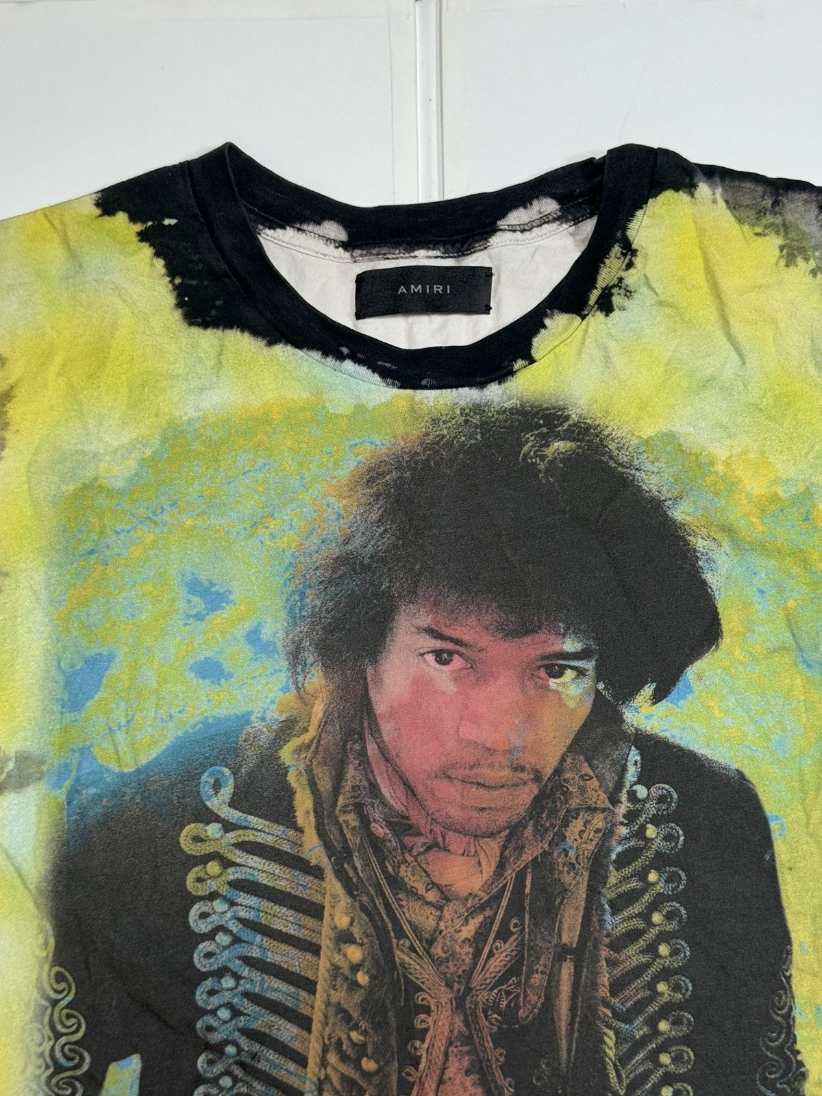 Amiri Amiri Jimi Hendrix bleached-effect T-shirt Size US XL / EU 56 / 4 - 3 Thumbnail