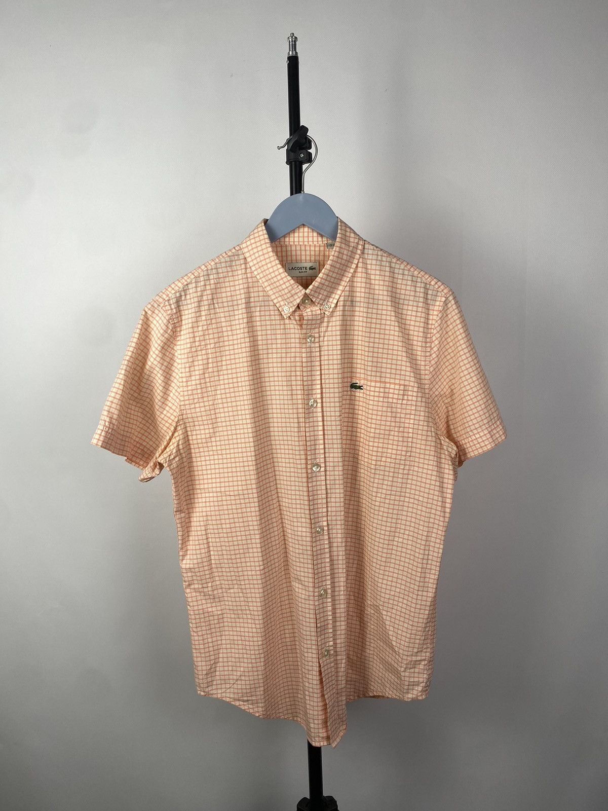 Lacoste × Vintage Vintage 90s Lacoste Oxford short sleeve shirt size M Size US M / EU 48-50 / 2 - 1 Thumbnail