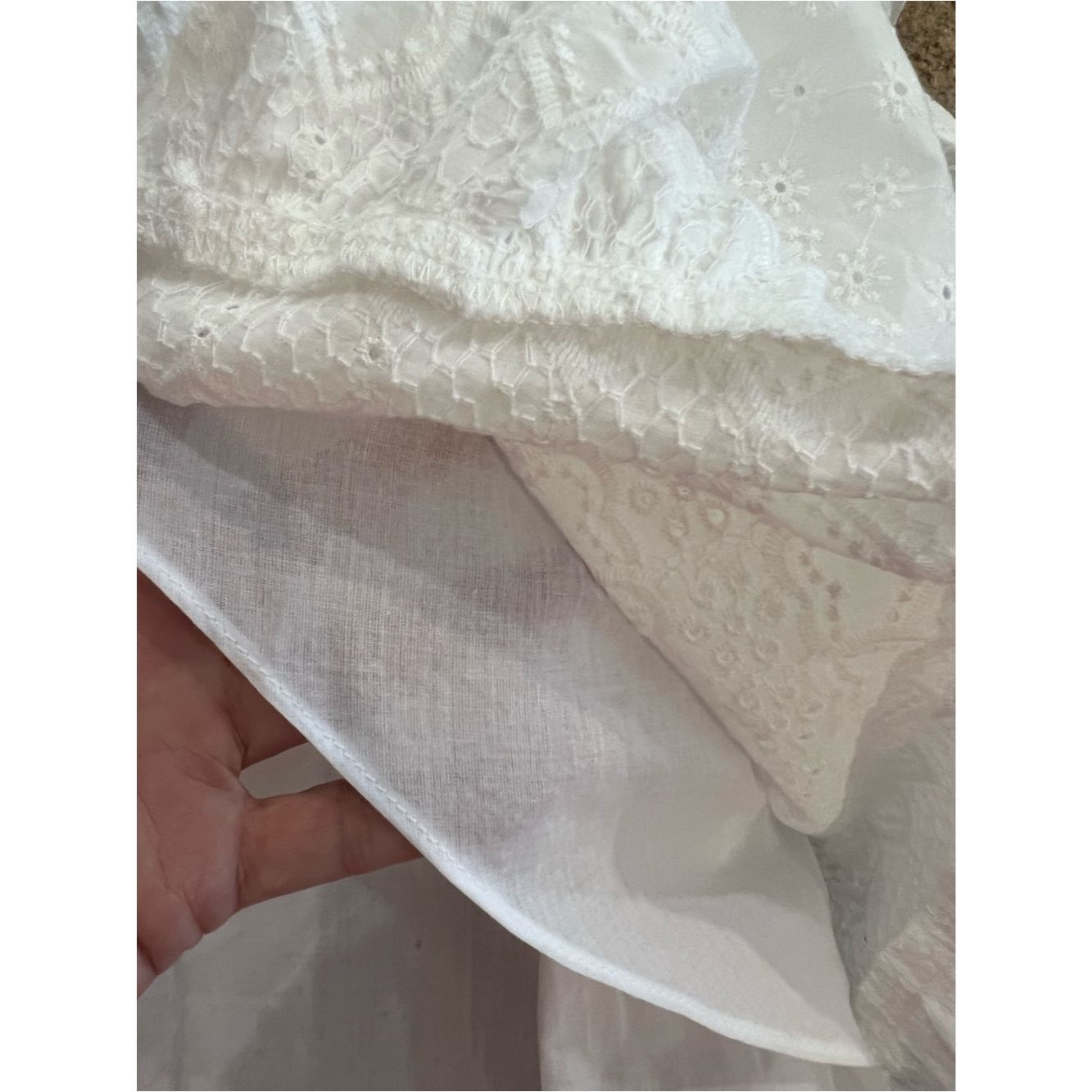 MISA Los Angeles MISA Los Angeles White Eyelet Maxi Dress NWT Size Large Mad Size L / US 10 / IT 46 - 9 Thumbnail