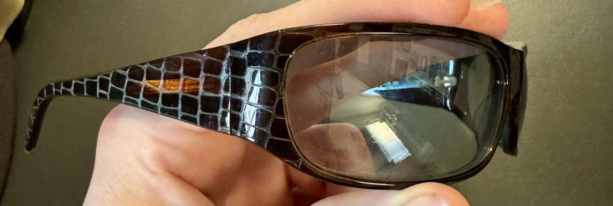 RayBan ANNE KLEIN *Vintage Crocodile Sunglasses* Size ONE SIZE - 4 Thumbnail