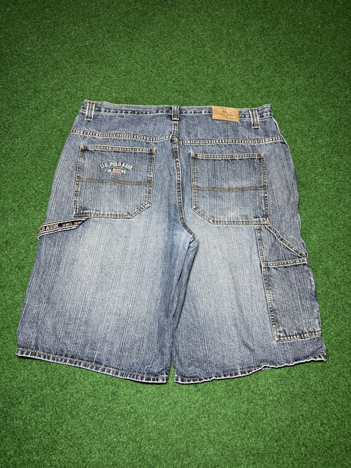 U.S. Polo Assn. Y2K Baggy Carpenter Jorts Skater Grunge Hip Hop Shorts Size US 40 / EU 56 - 1 Thumbnail