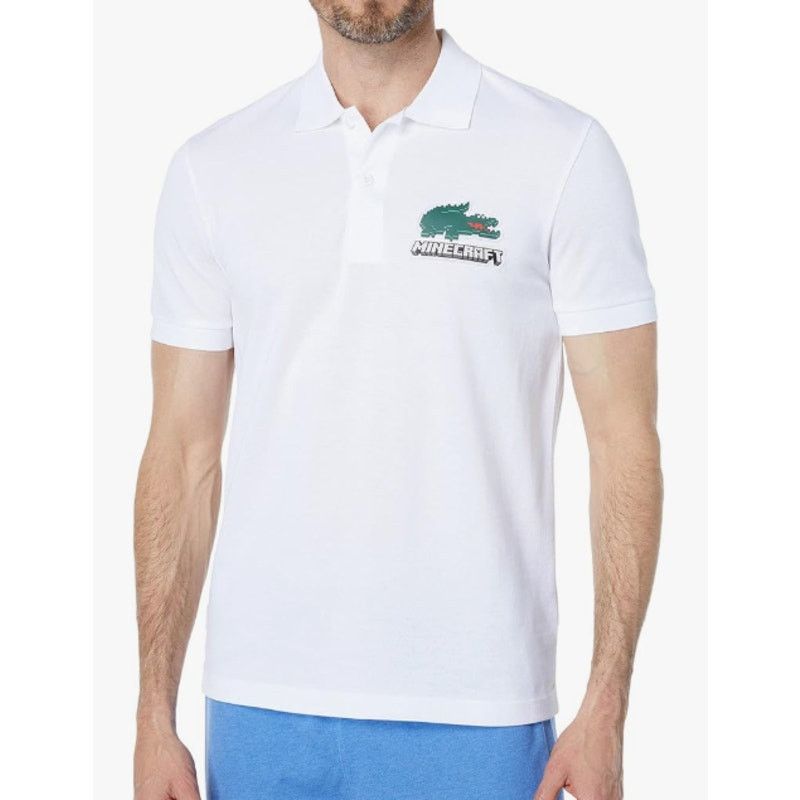 Lacoste Lacoste Graphic Minecraft Logo Croc On Left Chest Polo XXL Size US XXL / EU 58 / 5 - 1 Thumbnail