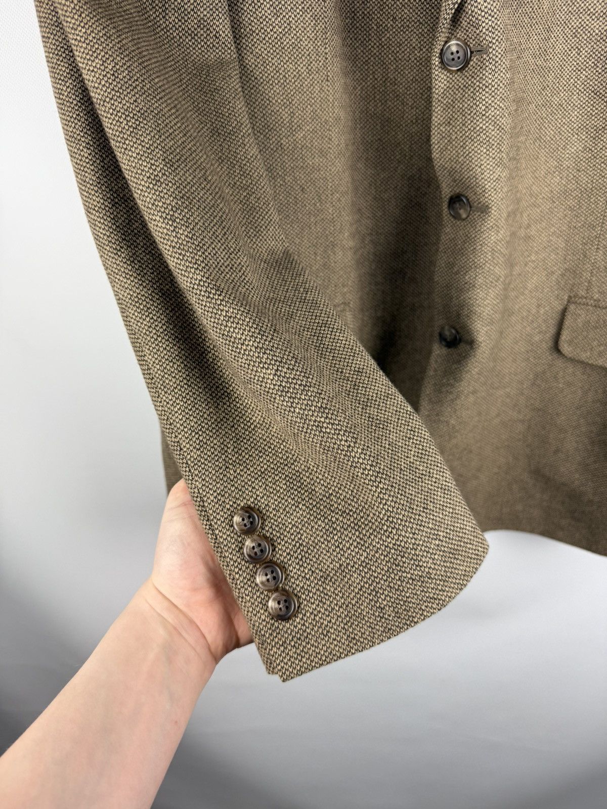 Polo Ralph Lauren Polo By Ralph Lauren Vintage Tweed Blazer Jacket Sportcoat Size 46R - 10 Thumbnail