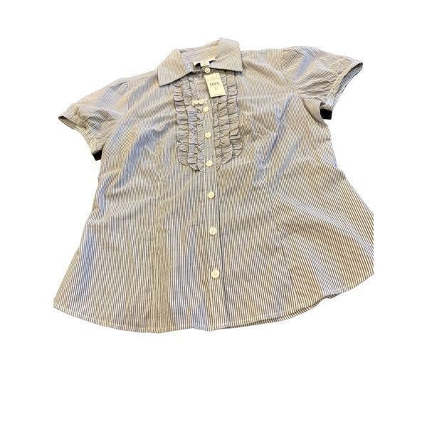 Loft LOFT classic shirt size O Size XS / US 0-2 / IT 36-38 - 9 Thumbnail