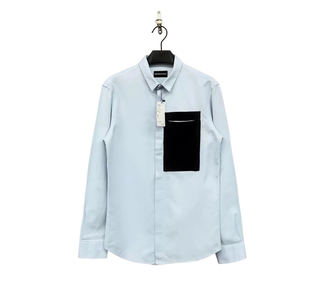 Emporio Armani Emporio Armani Contrast Pocket Shirt Size M Size US M / EU 48-50 / 2 - 1 Thumbnail