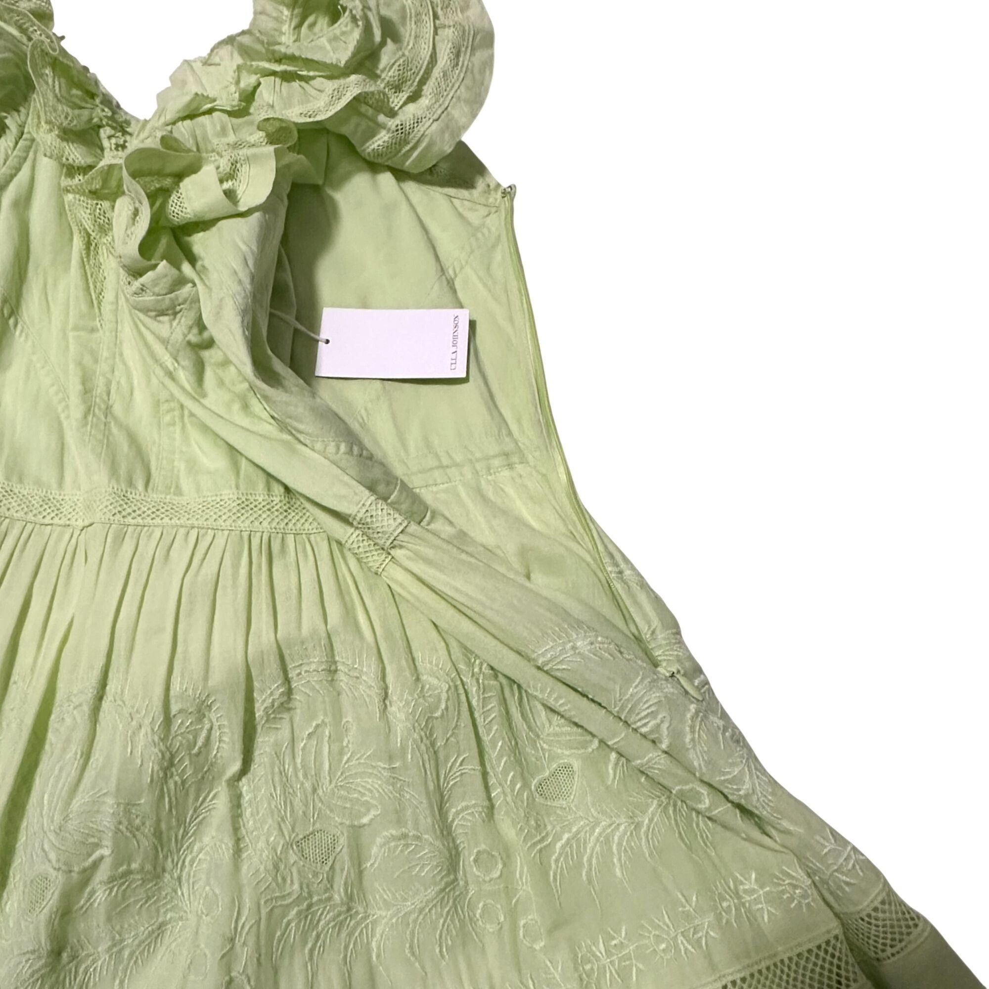Ulla Johnson Ulla Johnson Julietta Broderie Anglaise Cotton Midi Dress, 4 Size S / US 4 / IT 40 - 11 Thumbnail
