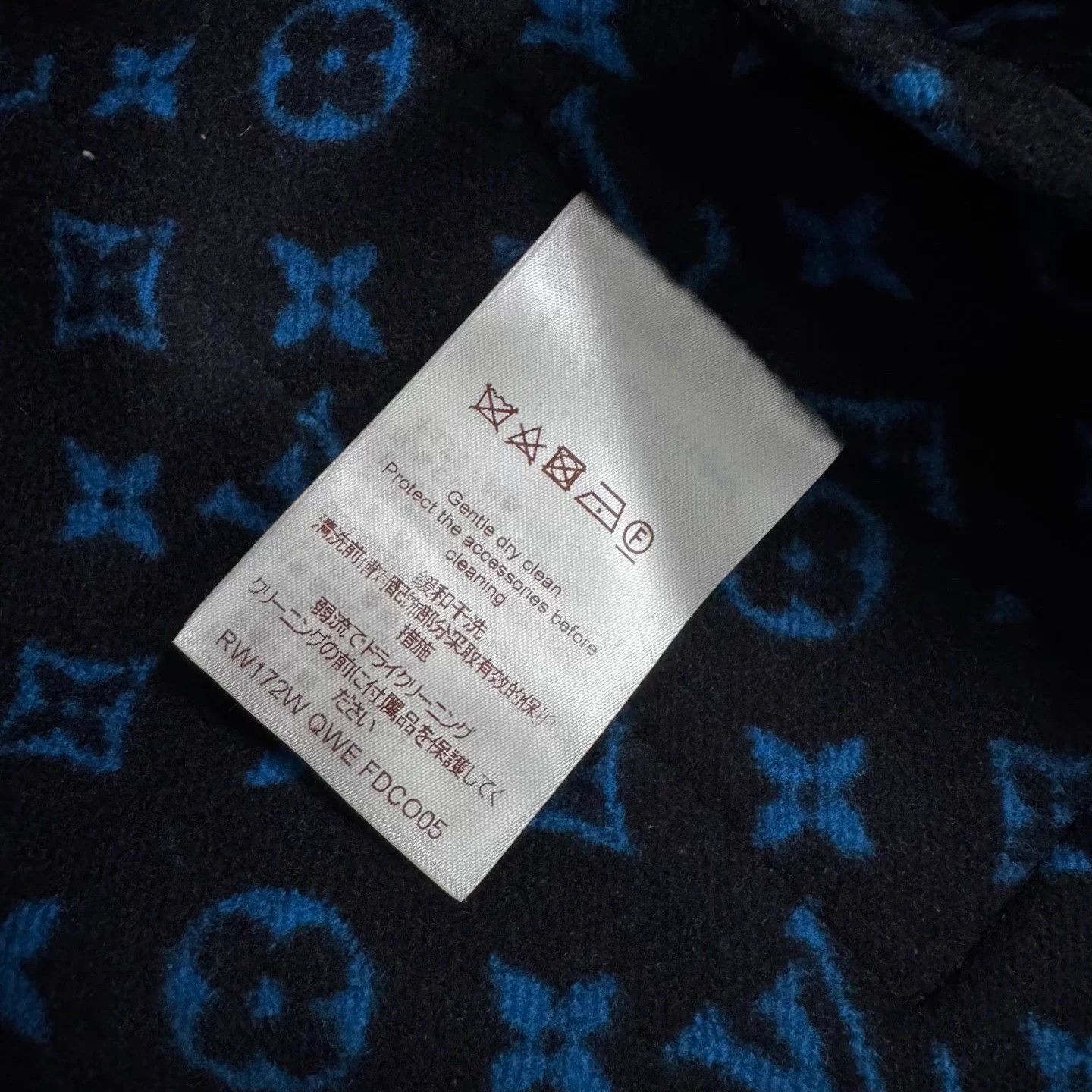 Louis Vuitton LV DB Gold Buttons All Over Print Wool Coat 36 Mint Size XS / US 0-2 / IT 36-38 - 6 Thumbnail
