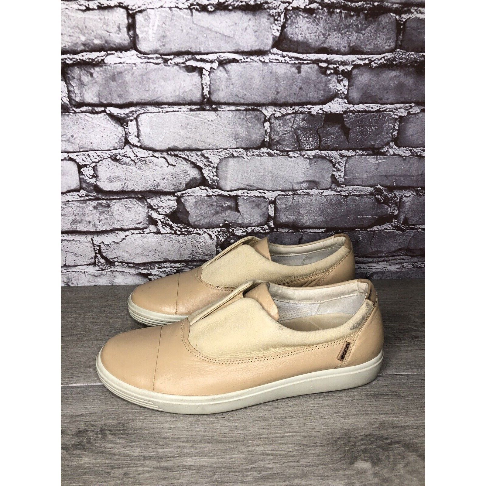 Ecco ECCO Soft 7 2.0 Pink Leather Casual Slip On Comfort Sneakers Size US 11 / IT 41 - 18 Thumbnail