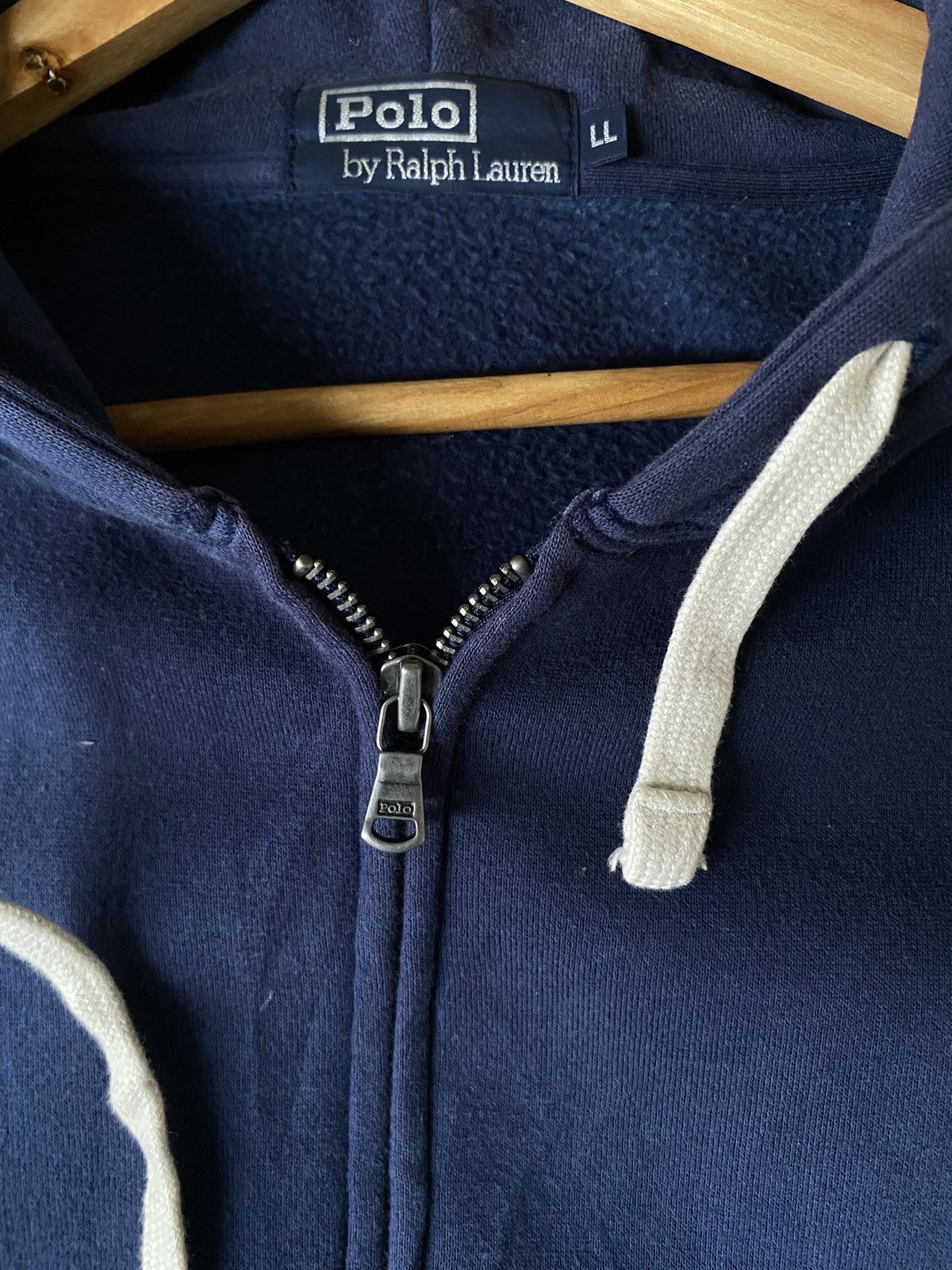 Polo Ralph Lauren Vintage Polo Ralph Lauren Small Pony Zipper Hoodie 1990s Size US L / EU 52-54 / 3 - 6 Thumbnail
