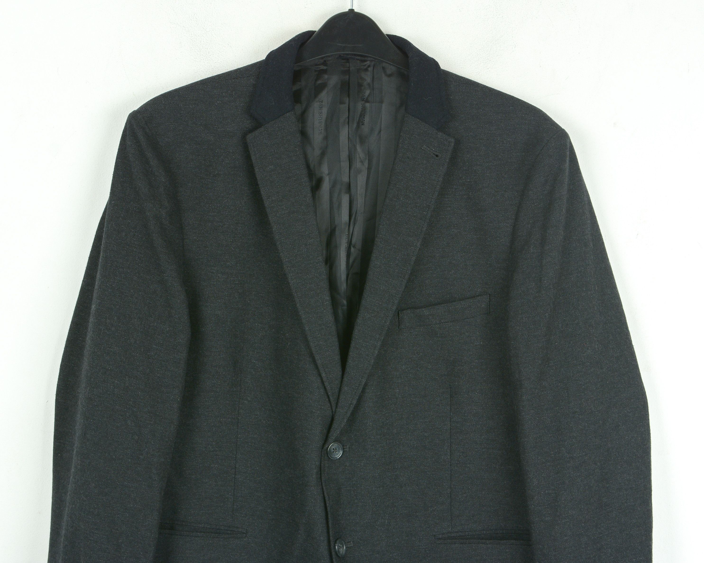 Ben Sherman Men UK 44 US Jacket EU 54 Formal Blazer Sport Coat Suit XL Size 44R - 2 Thumbnail