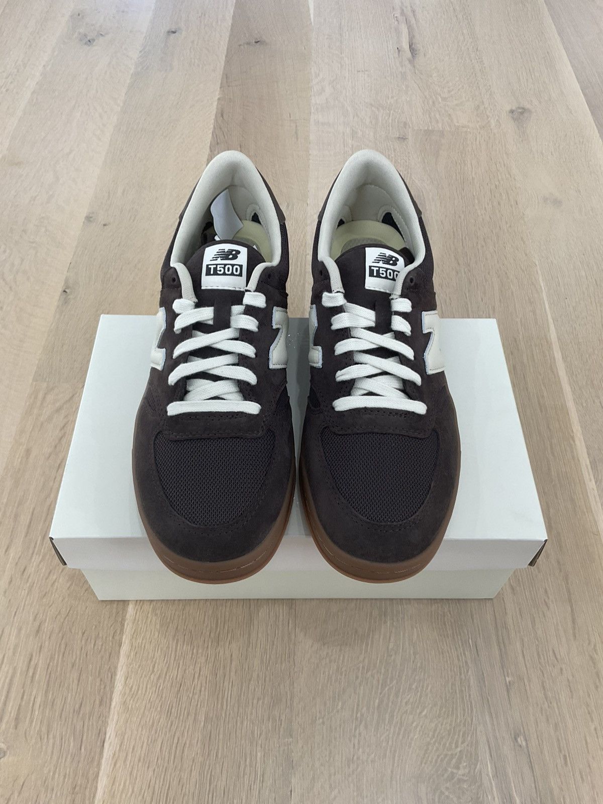 Auralee × New Balance New Balance x Auralee T500 Vintage Brown CT500AE Size US 8 / EU 41 - 4 Thumbnail