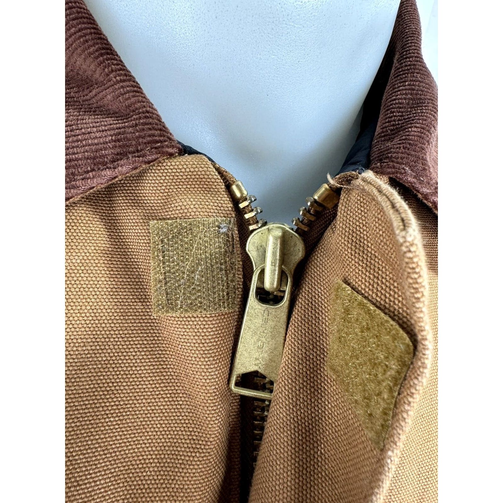 Carhartt Carhartt Canvas Cotton Mens S Ranch Field Lined Work Jacket Brown - 21" Pit 28" Length 24" Sleeve - Canvas Cotton Jacket Mens S Ranch Vintage? (no) Size US S / EU 44-46 / 1 - 4 Thumbnail