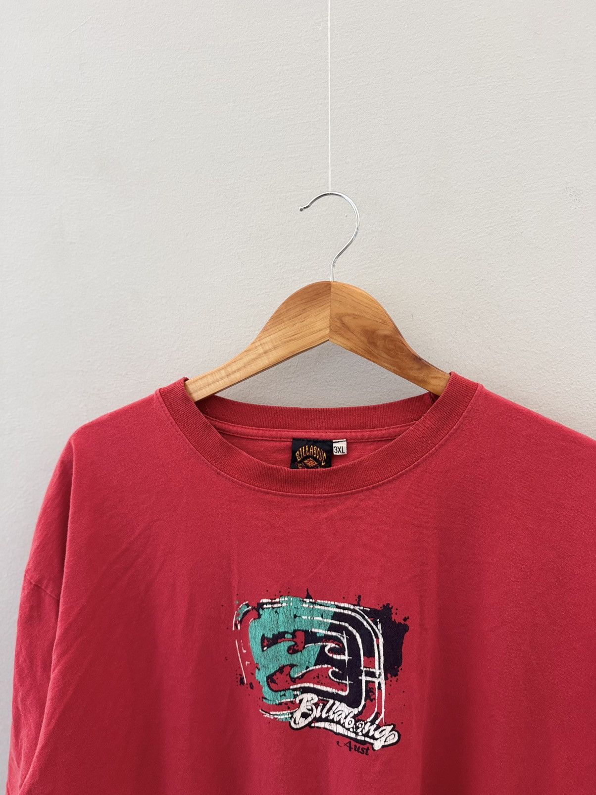 Billabong Surfer Inspired Y2K Red Vintage Style Billabong Graphic Size US XXL / EU 58 / 5 - 2 Thumbnail