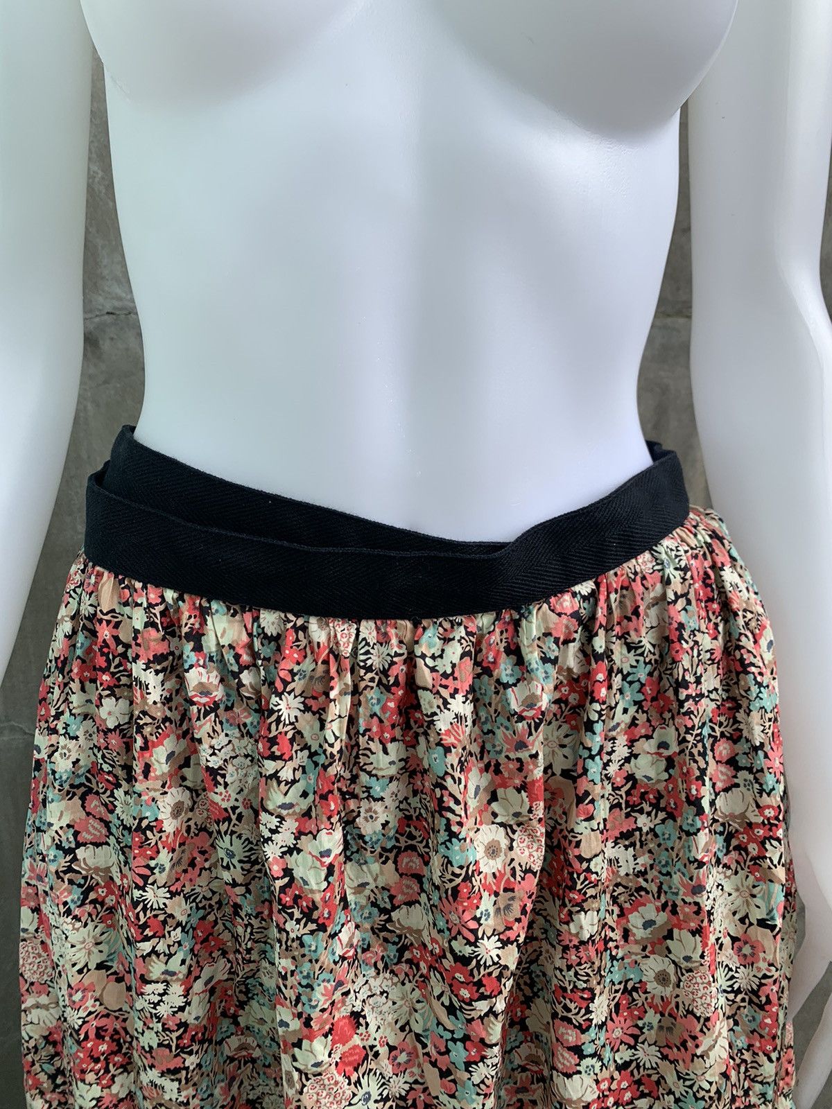 Junya Watanabe SS08 Floral Maxi Skirt Size 31" - 4 Thumbnail