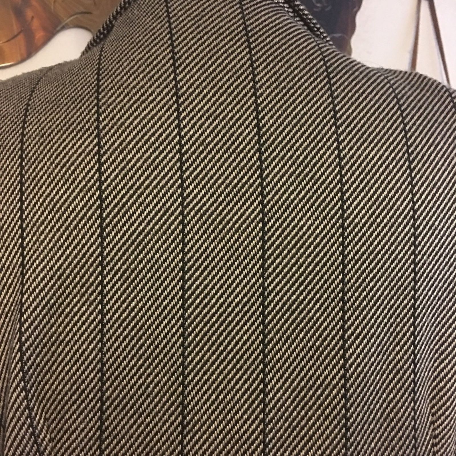 Vintage Ingredients tan/black pattern button front jacket Size S / US 4 / IT 40 - 5 Thumbnail