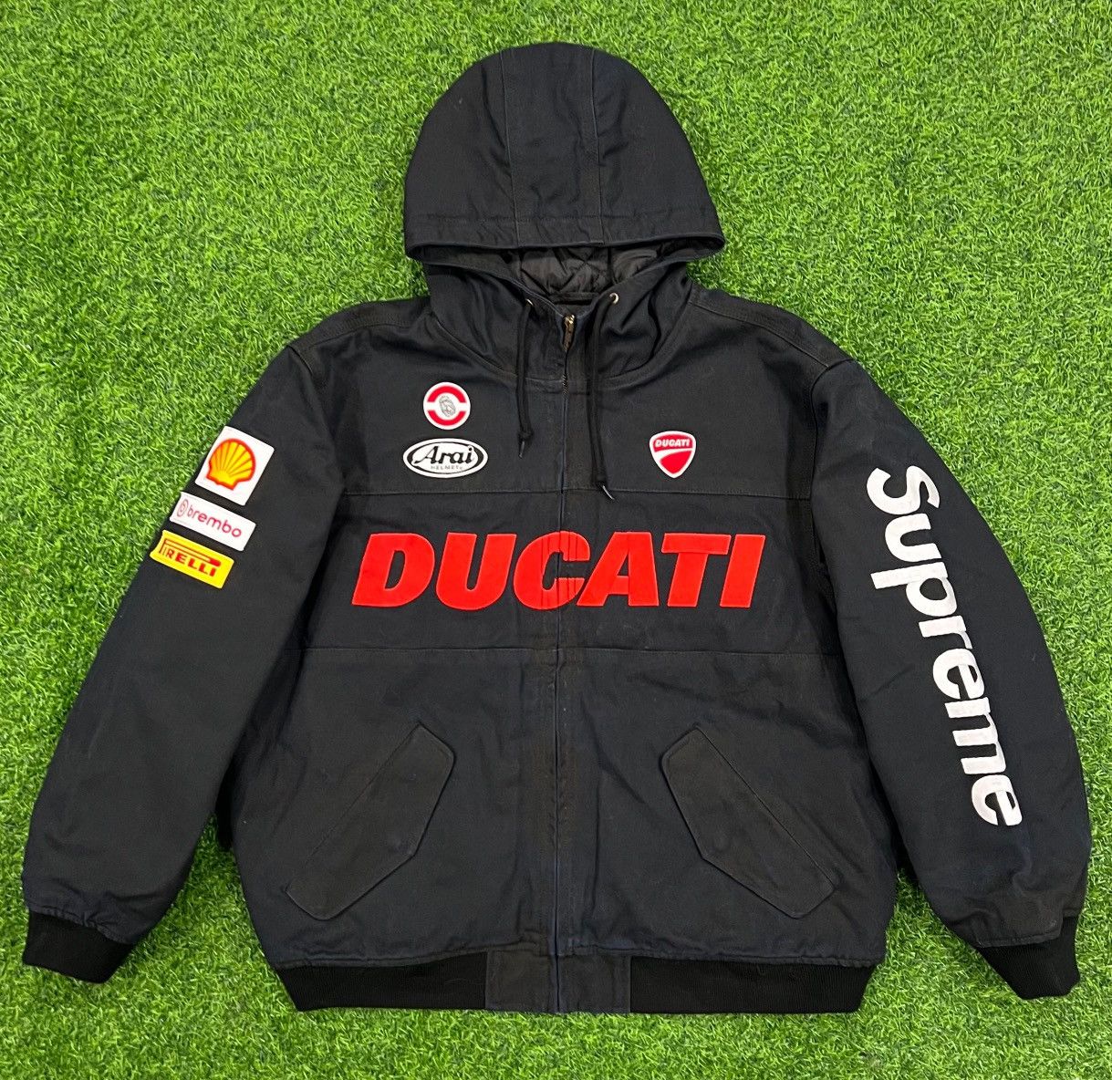Supreme Supreme Ducati Racing Track Jacket Black | Grailed