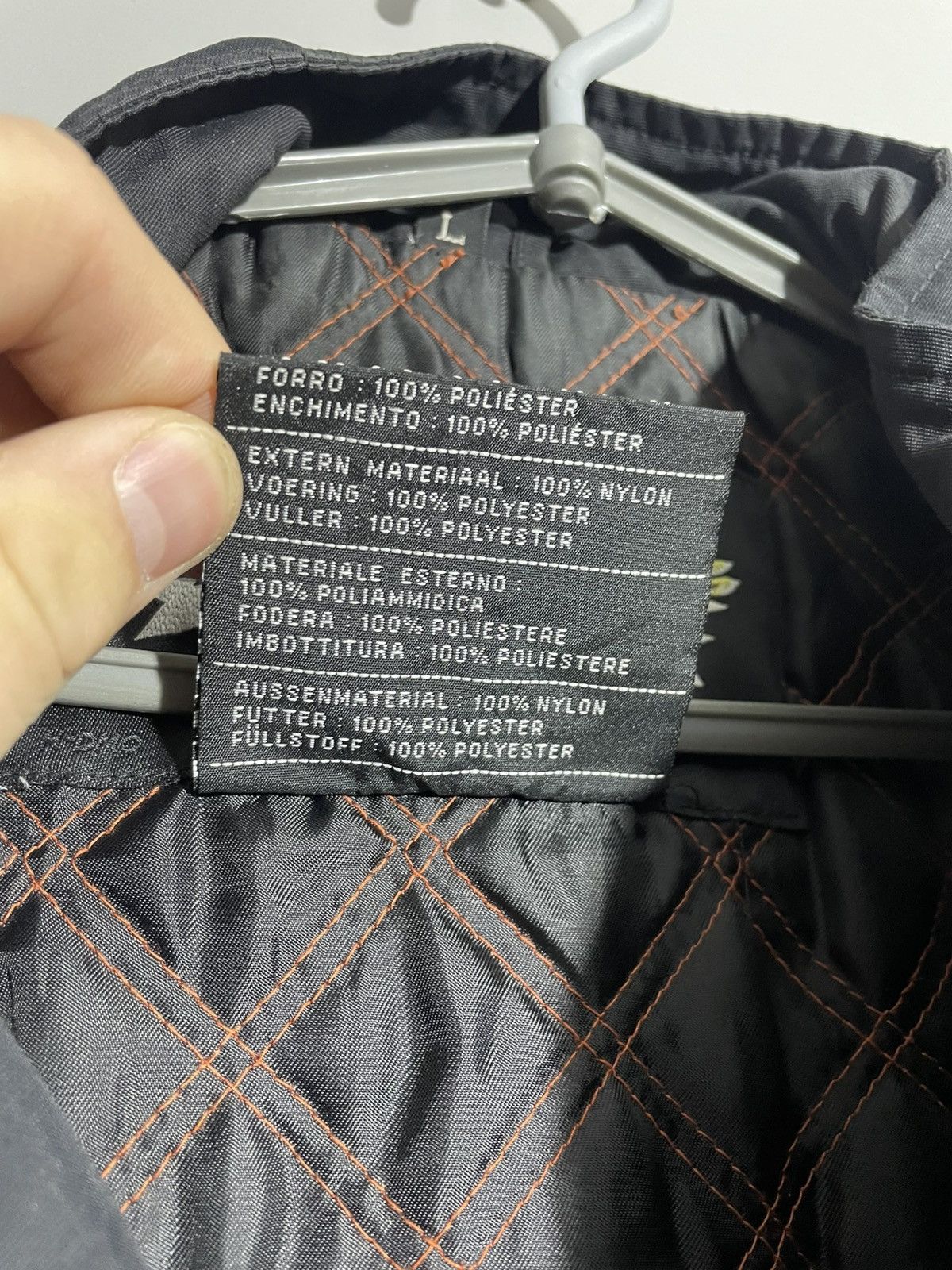Harley Davidson × Vintage Harley-Davidson Women's Nylon Insulated Biker Jacket Size L Size L / US 10 / IT 46 - 10 Thumbnail