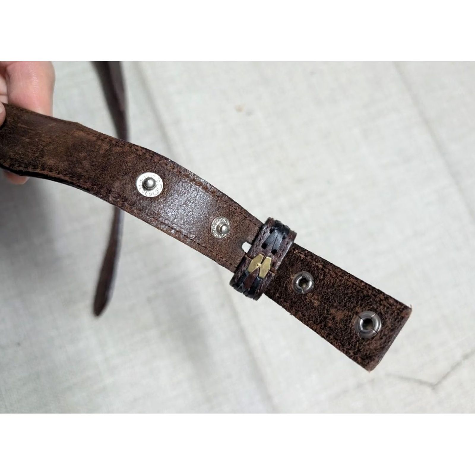 Vintage VINTAGE RESISTOL buckle belt WESTERN leather 40 cowhide RANGER tapered cowboy Size 40 - 5 Thumbnail