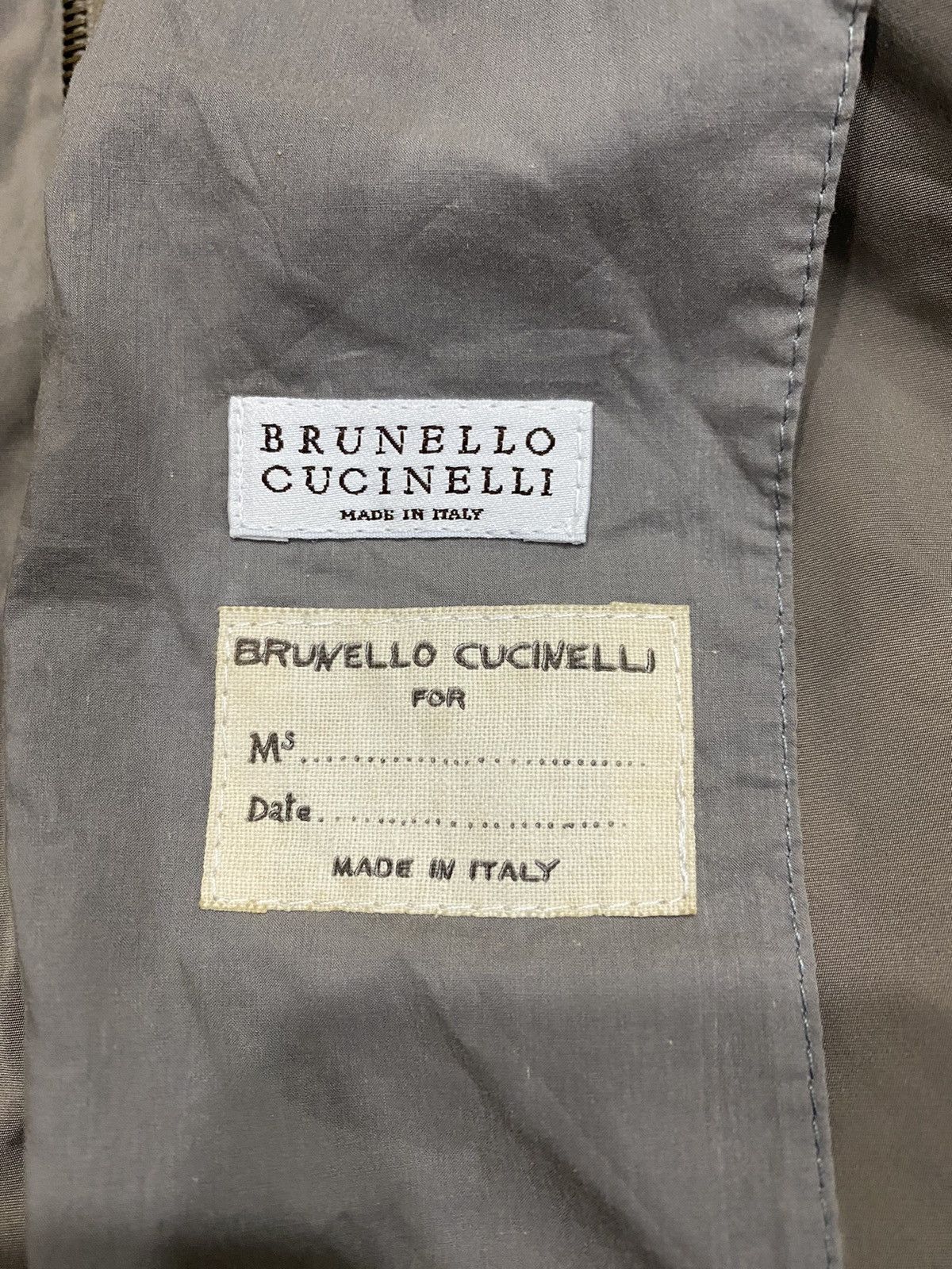 Brunello Cucinelli BRUNELLO CUCINELLI SLEEVE LESS WITH HOODIES PONCHO STYLE Size US M / EU 48-50 / 2 - 6 Thumbnail